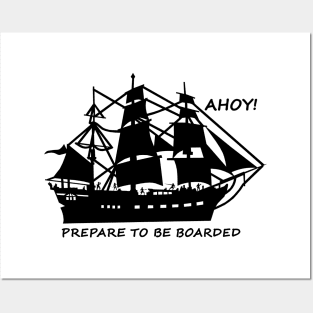 Ahoy! Pirate Ship Posters and Art